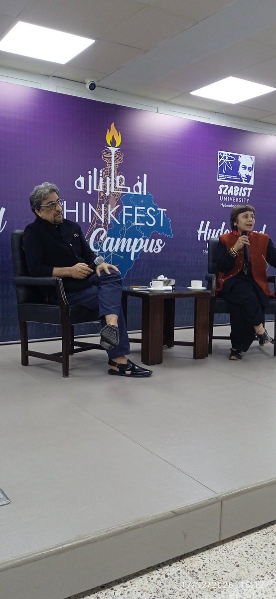afiasalam's tweet photo. @nha3383 @BangashYK @szabist Thank you @BangashYK for making me a part of the @ThinkFestPK at @SZABIST #Hyderabad. Thank you also for pairing me with Dr. @nha3383 of @KarachiUrbanLab at @ibakhiofficial .
I keep learning from her always! And @tehrikeniswan , @TahiraAbdullah &amp; @amarsindhu + @OwaisTohid https://t.co/6tRGkWUz79