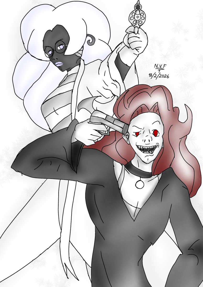 #OC

Happy birthday to the Twin Anomalies, Natasha and Ahsatan Victtoria!!! (18/2)