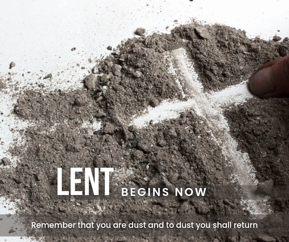 Lent begins now.

Today we are marked with ashes and reminded of a sacred truth:
“Remember that you are dust, and to dust you shall return.” (Genesis 3:19)
These words are not spoken to condemn us, but to humble us. 

To soften us. To call us back to what truly matters.

“Return