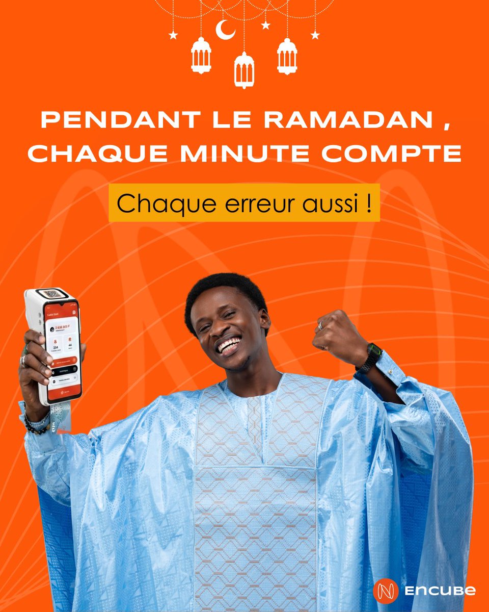 EncubeGroup's tweet photo. Ramadan rime avec forte affluence.
Une solution de paiement lente peut impacter directement votre chiffre d’affaires.

Avec Encube :
✔️ Paiements rapides
✔️ Expérience client fluide
✔️ Transactions sécurisées

Optimisez vos performances pendant le Ramadan.
#Ramadan2026 #Encube https://t.co/V7nvdx2BcH