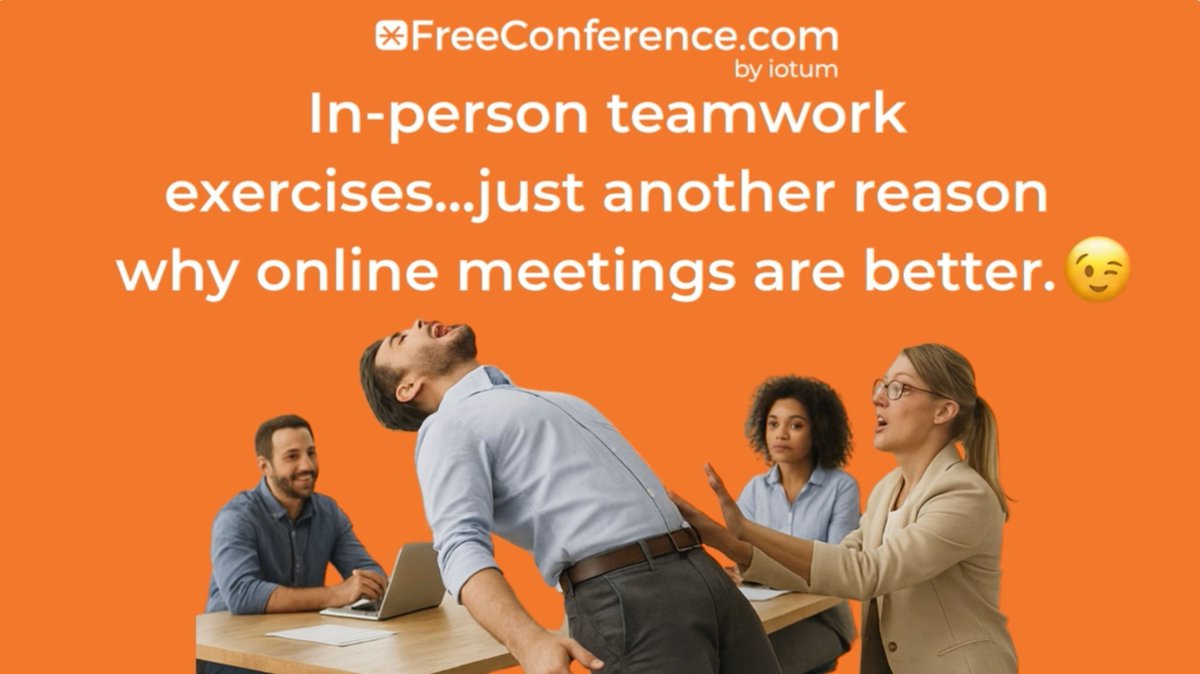 FreeConference's tweet image. ;) FreeConference.com
Start your #free video or voice #conferencecall, share a screen or create a #meetingroom. Free forever.

#telecommunications #telecom #technology #internet #network #cabling #wifi #business #voip #cat #data #fiberoptic #fiberoptics #telecoms #wireless