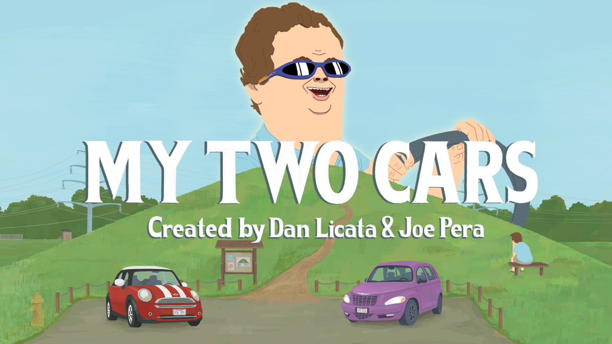 ANIMATIONWorld's tweet photo. #AdultSwim greenlights animated TV series #MyTwoCars from #DanLicata and #JoePera - quarter-hour comedy follows a man weighing the daily decision between his PT Cruiser and Mini-Cooper; Green Street Pictures produces. https://t.co/pcst5BwgVc #TVAnimation #Animation #AnimationWorld