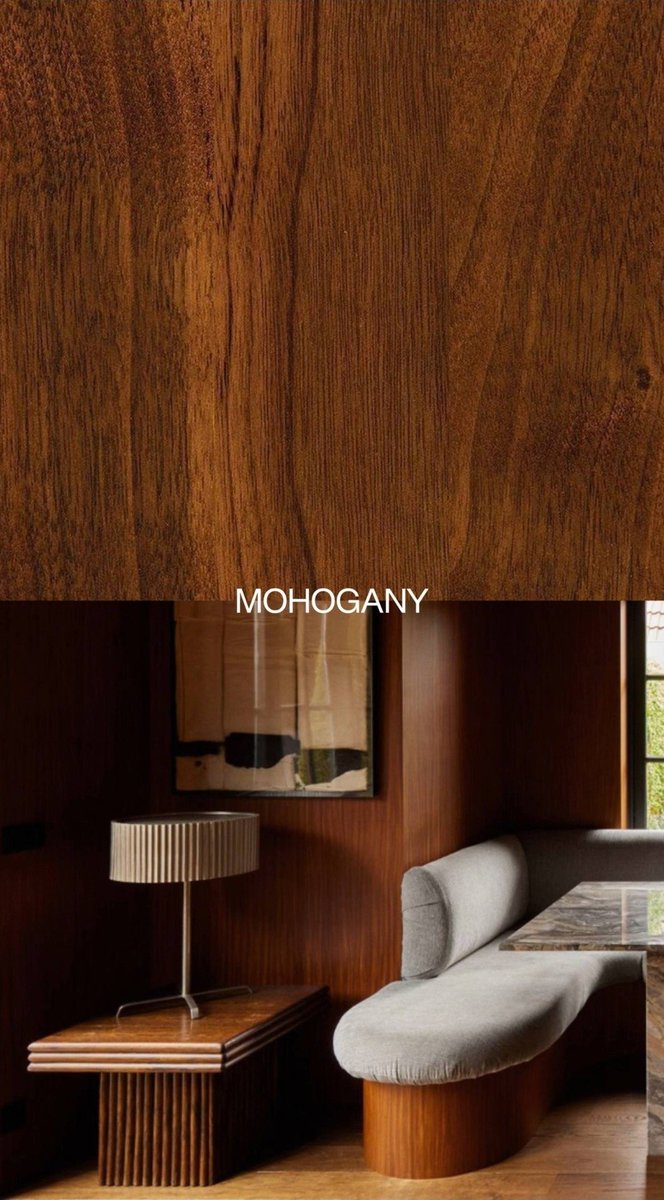 خامات خشب متنوعة مع اسمائها ومثال على استخدامها

الباقي في التعليق التالي