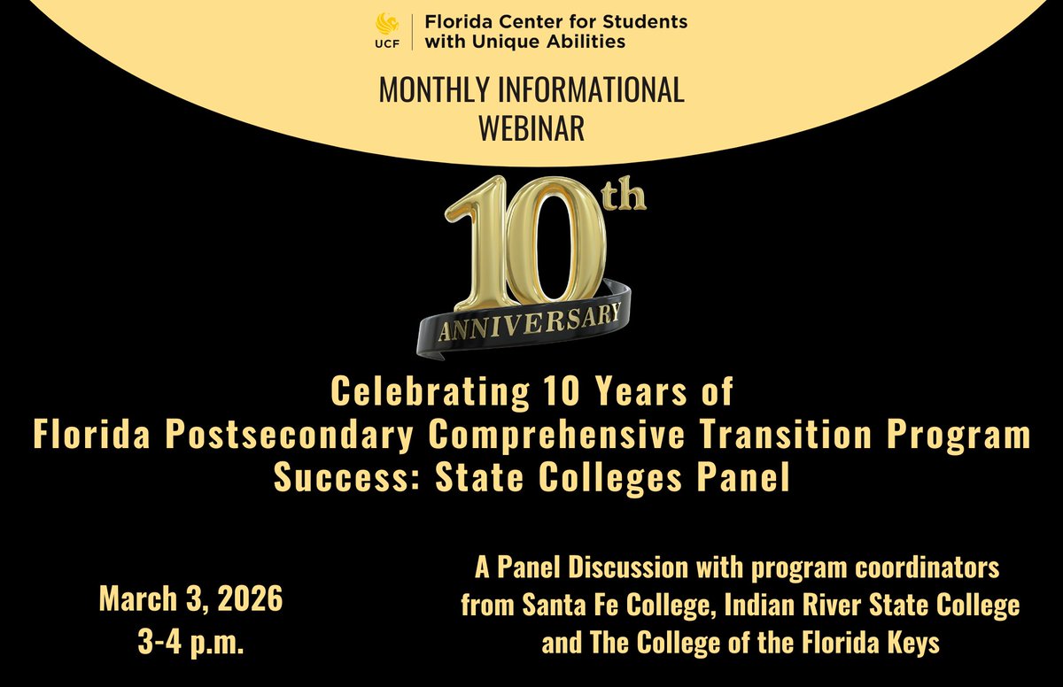 Florida Center for Students with Unique Abilities tweet media