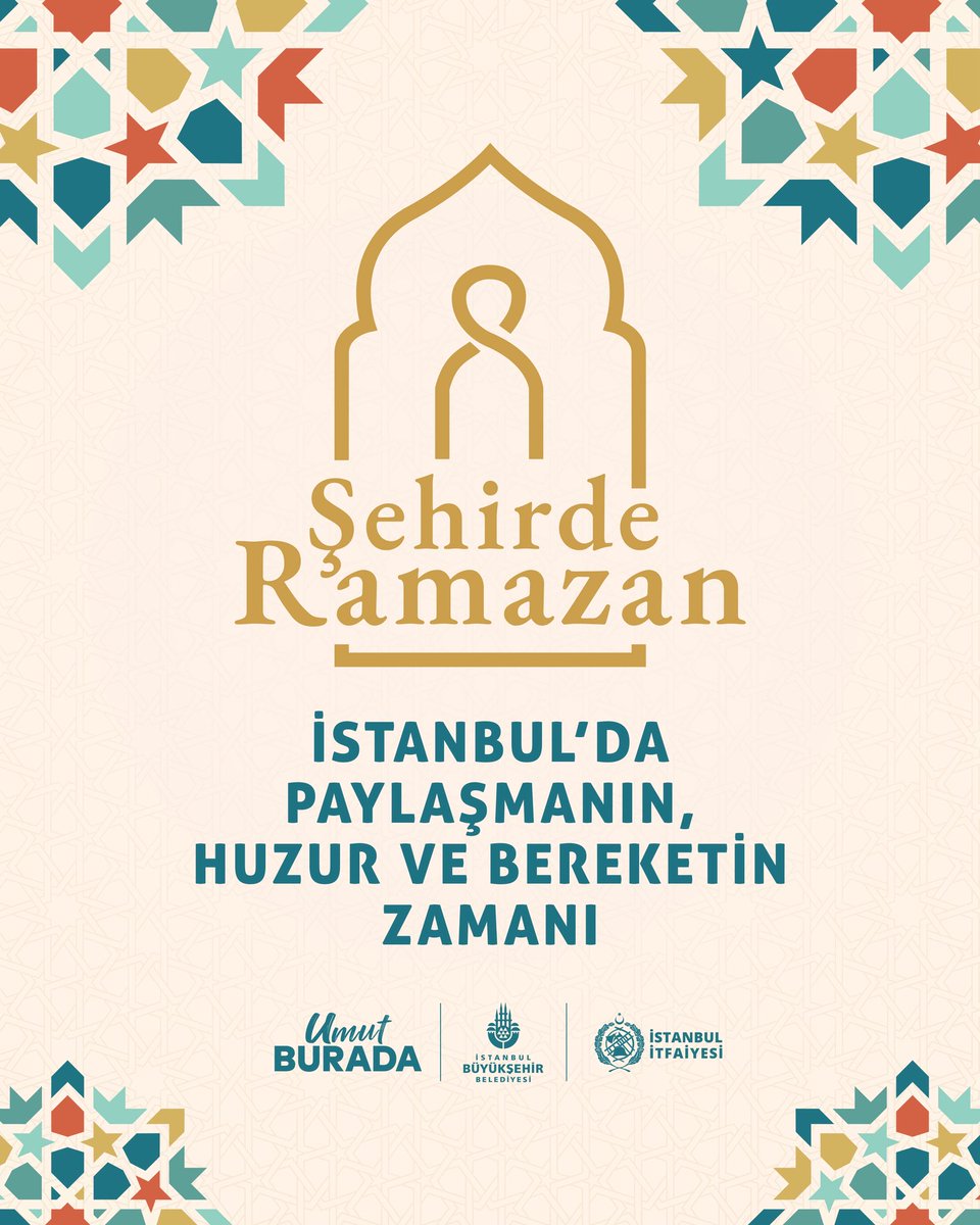 İstanbul’da paylaşmanın, huzur ve bereketin zamanı Ramazan.

Ramazan ayımız mübarek olsun.