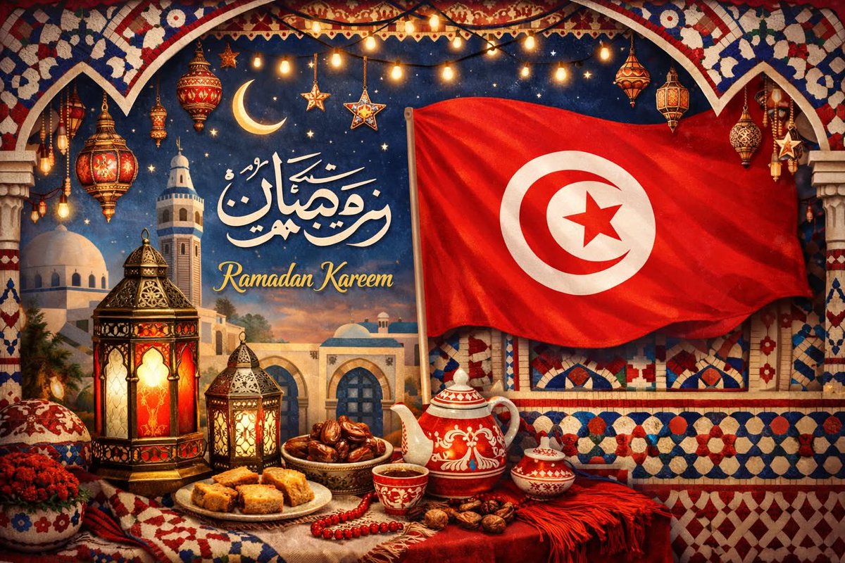 InesBenKhaled's tweet photo. انشاءالله رمضانكم مبروك 🌛🇹🇳
#Tunisia #Túnez  #Tunisie #تونس #Ramadan2026 #RamadanMubarak https://t.co/VwDA4aTqE9