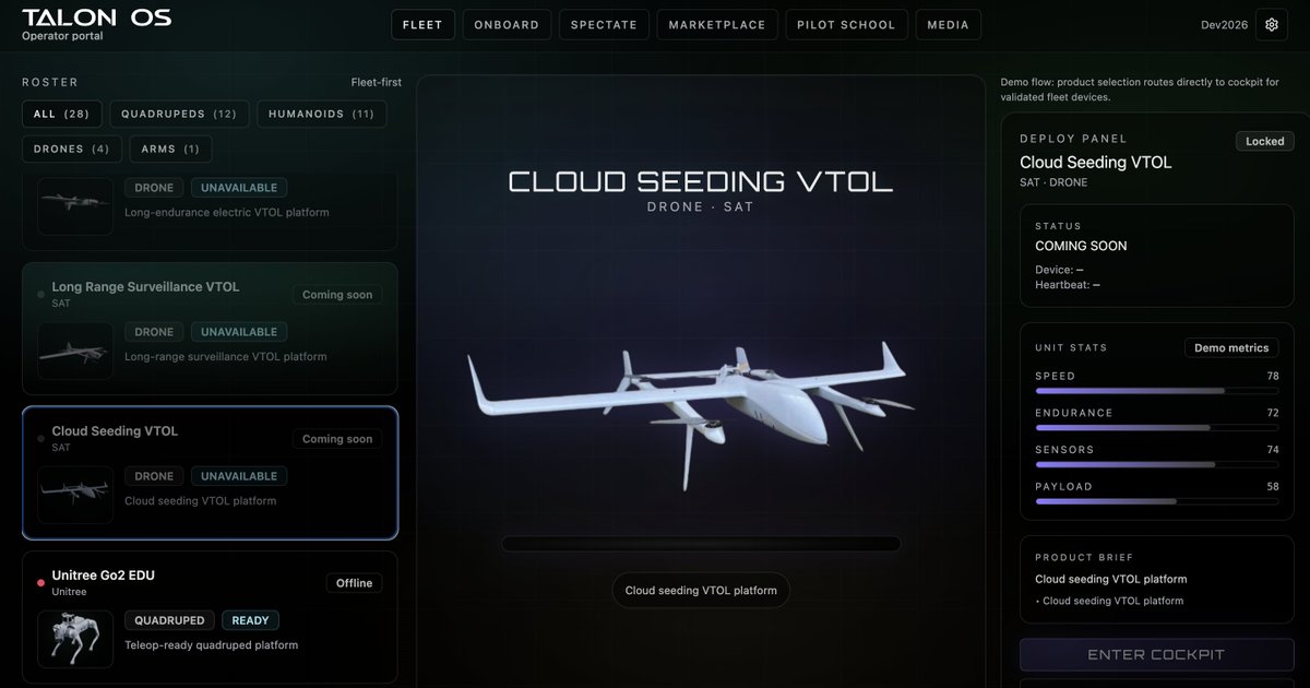 TALON OS tweet media