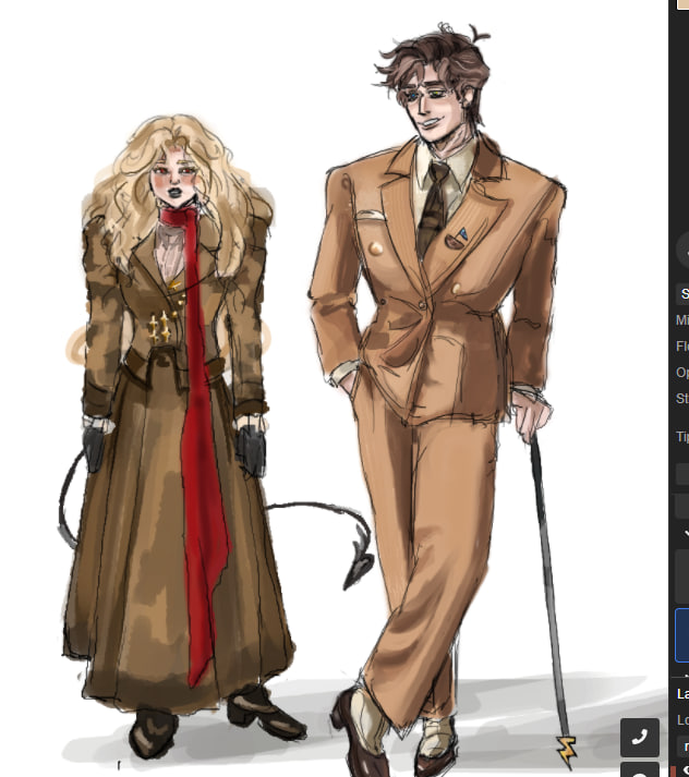 Wh1No1's tweet photo. 🧣 

> #staticbelle #charliemorningstar #vox #hazbinhotel https://t.co/0Oa4rY6rTY