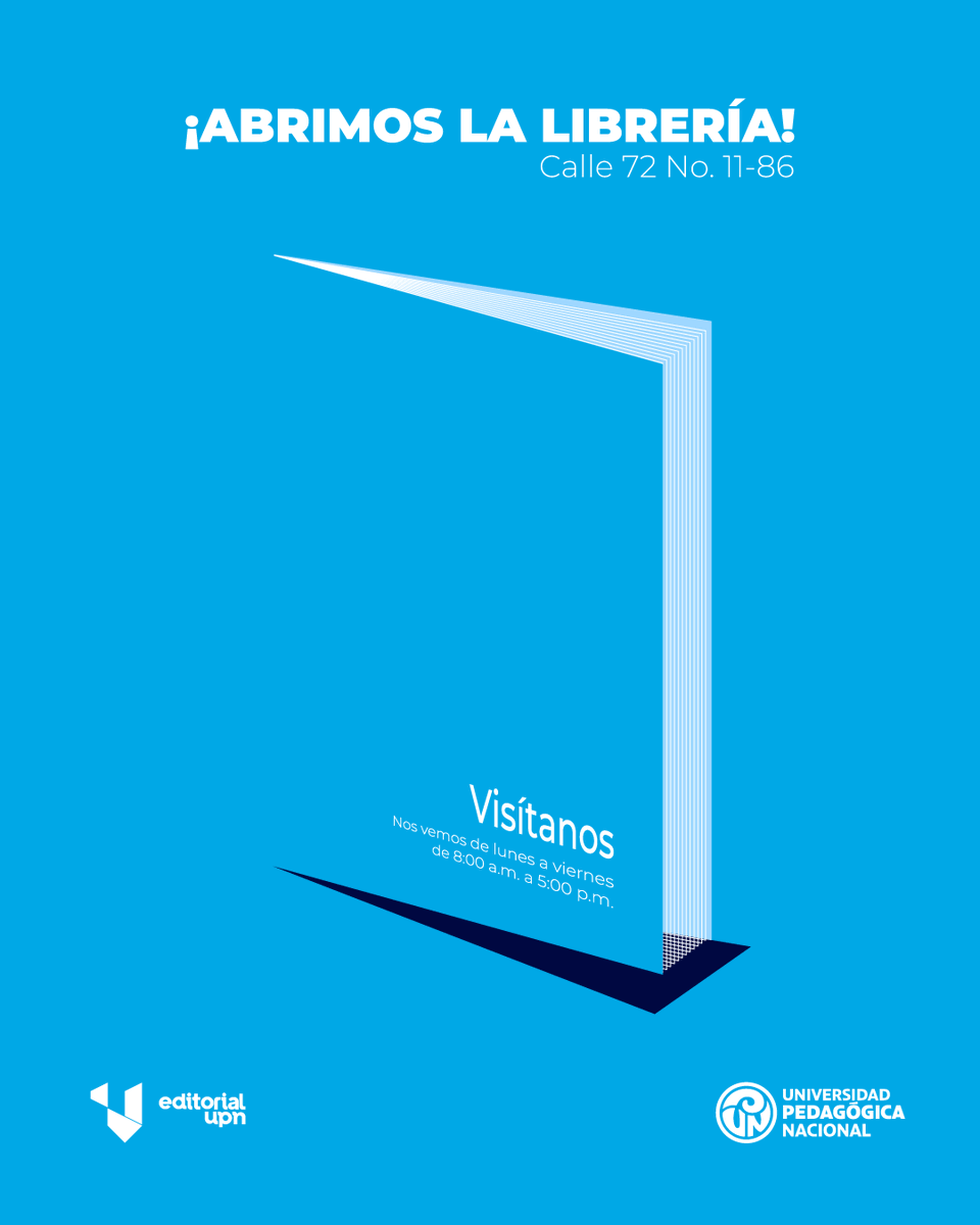 ¡Estamos de vuelta! 📷📷
Queremos acompañarte en cada nueva historia, aprendizaje y logro.
Bienvenido a tu espacio, bienvenido a la  #LibreríaUPN.