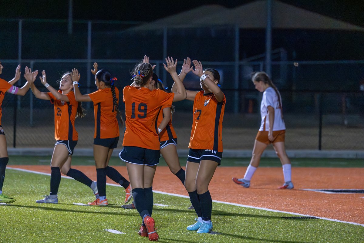 MVISD's tweet photo. ⚽ The Medina Valley HS girls soccer team delivered a phenomenal performance last night against Eagle Pass HS, defending our home field in true Panther fashion! The final whistle blew with an incredible 8-0 victory! 💪🔥 https://t.co/h4N8gsMVLG