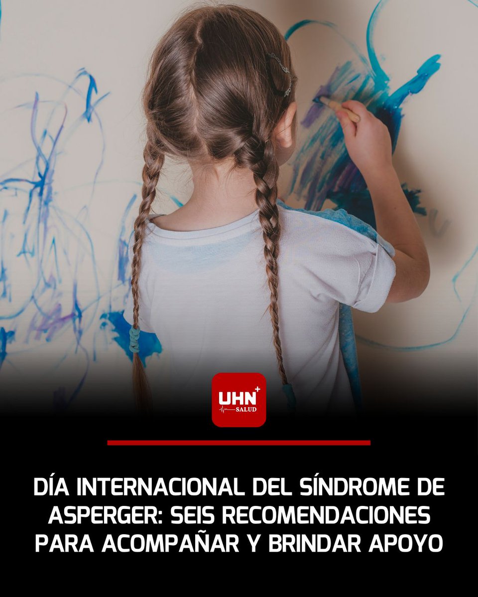 UHN_Plus_Salud's tweet photo. 🩺‼️ | Día Internacional del Síndrome de Asperger: seis claves para acompañar y brindar apoyo real.

En el marco de esta fecha, especialistas recuerdan que el Síndrome de Asperger —dentro del Trastorno del Espectro Autista (TEA)— requiere comprensión, inclusión y herramientas prácticas para favorecer el desarrollo y la autonomía.

Estas son 6 recomendaciones fundamentales:

1️⃣ Fomentar la comprensión
Informarse sobre el espectro autista ayuda a derribar mitos y promover entornos más empáticos.

2️⃣ Respetar rutinas y estructura
La previsibilidad reduce la ansiedad y mejora la adaptación en la escuela, el trabajo y el hogar.

3️⃣ Comunicación clara y directa
Evitar ambigüedades y dobles sentidos facilita la interacción y disminuye frustraciones.

4️⃣ Potenciar intereses y talentos
Muchas personas con Asperger desarrollan habilidades destacadas en áreas específicas.

5️⃣ Promover la inclusión social
Espacios seguros y libres de estigmatización fortalecen la autoestima y la integración.

6️⃣ Acceso a apoyo profesional
Acompañamiento psicológico, terapias especializadas y orientación familiar marcan una diferencia significativa.