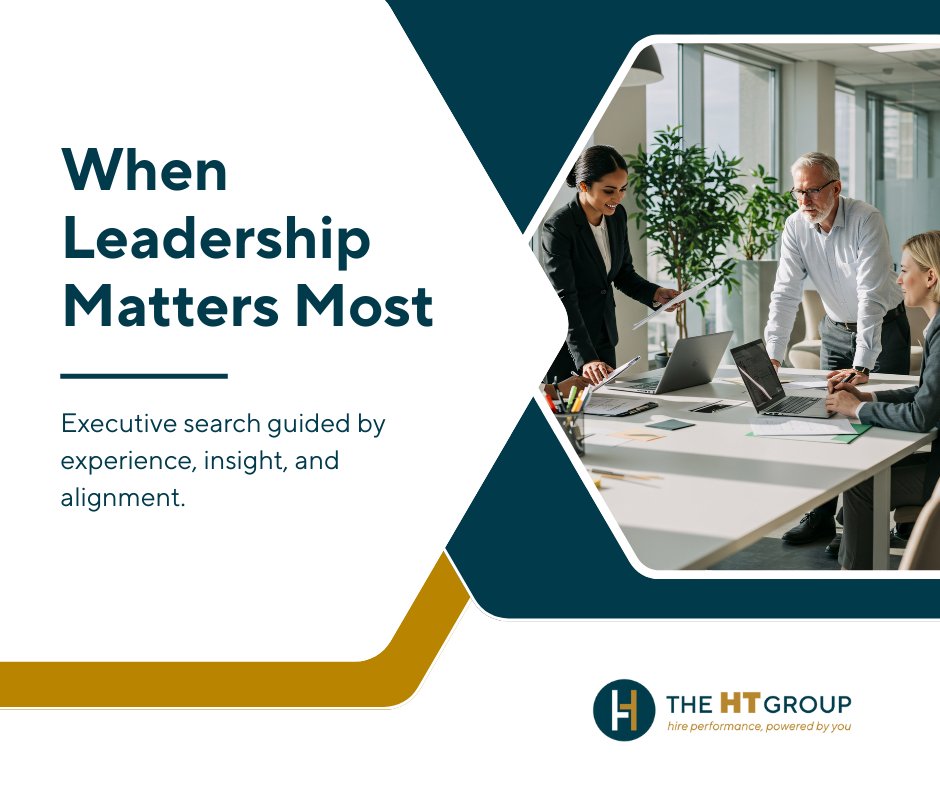 Strong leaders make all the difference. 🌟 Find executive candidates who fit your goals.
👉 bit.ly/47Truxb

#TheHTGroup #LeadershipTalent #Recruiting