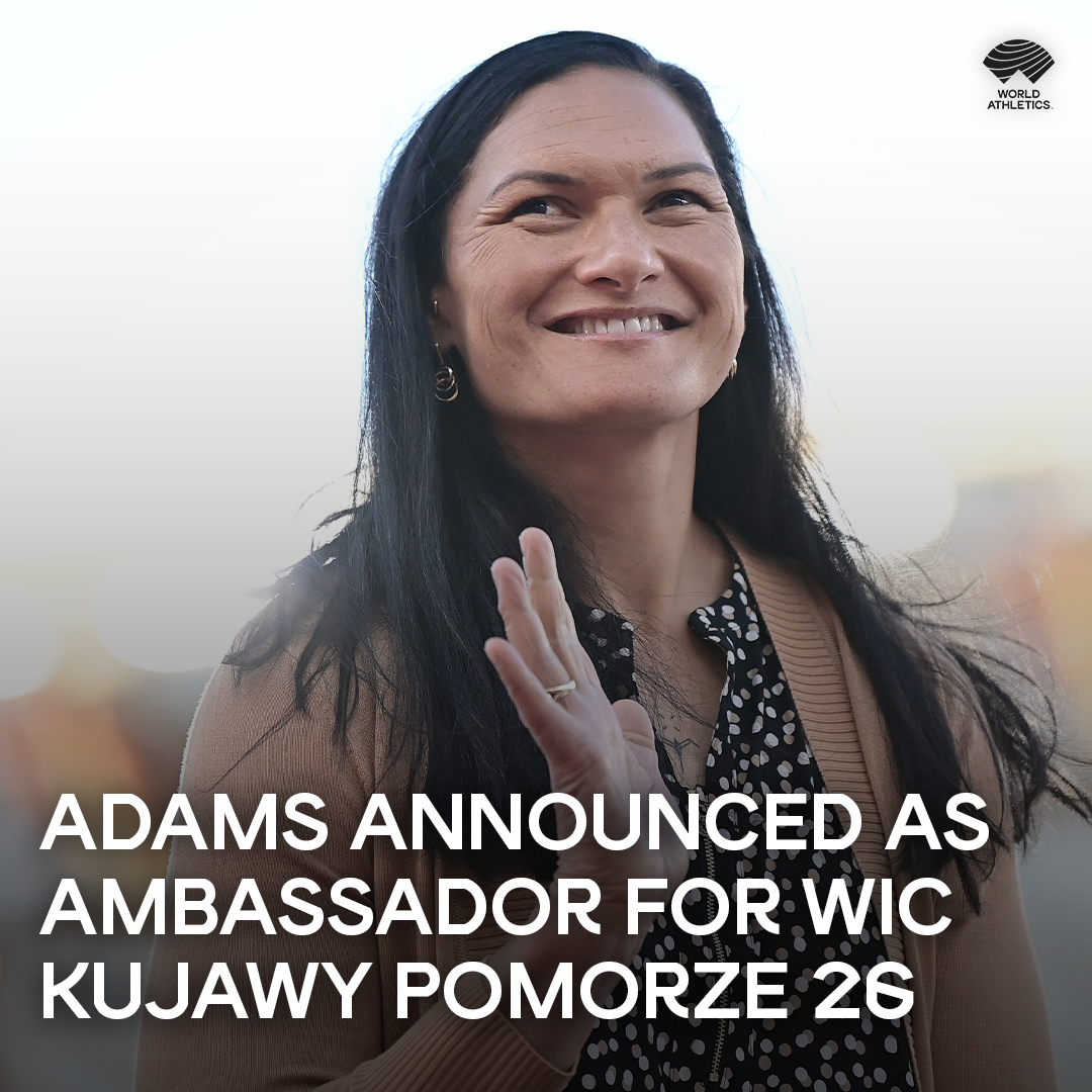 🇳🇿's shot put superstar Dame <a href="/ValerieAdams84/">Dame Valerie Adams</a> has been named as the World Athletics ambassador for the #WorldIndoorChamps Kujawy Pomorze 26, which will be held from 20-22 March.

Full press release 🔗 bit.ly/3OpV2OY