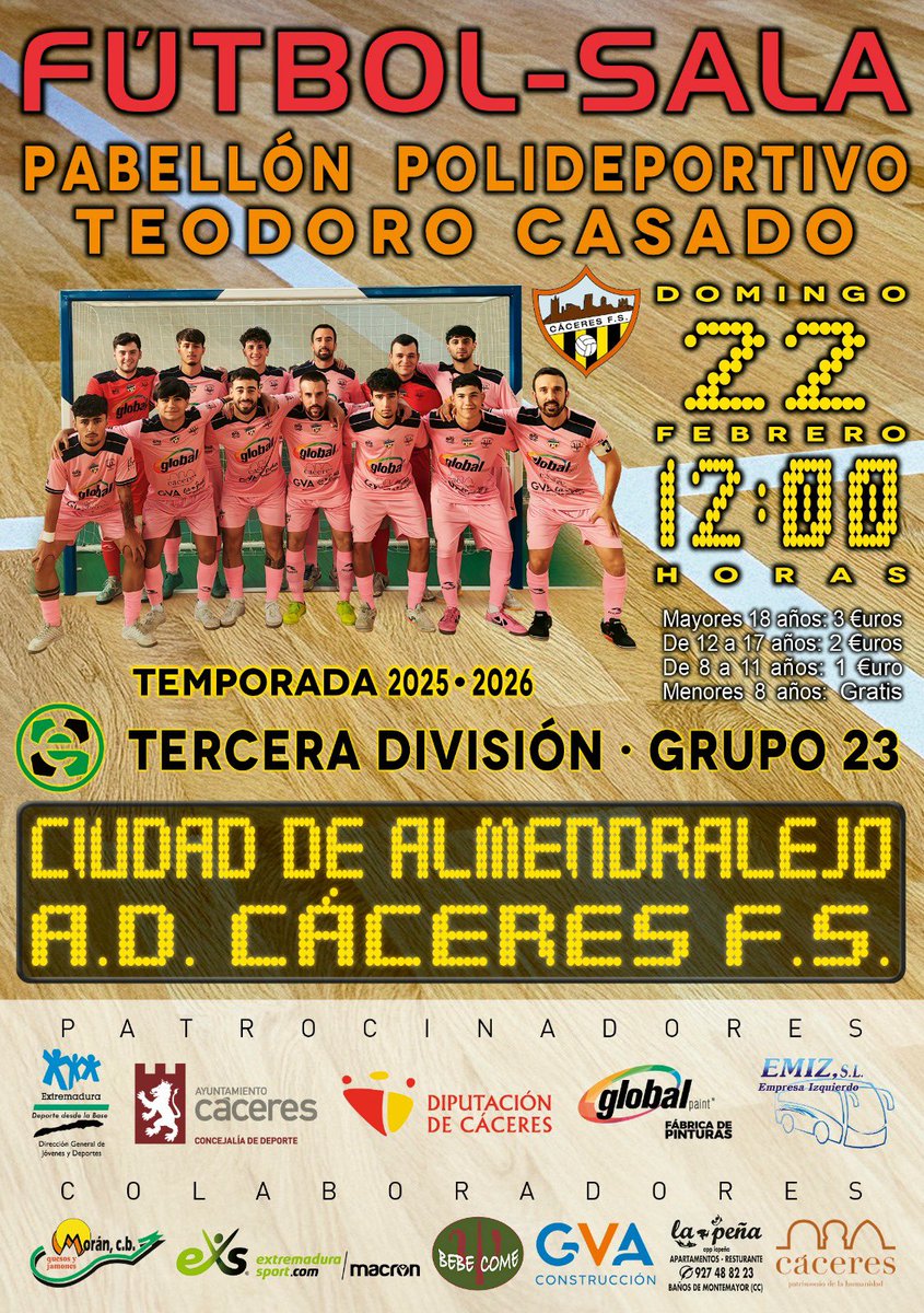 Cáceres FS tweet media