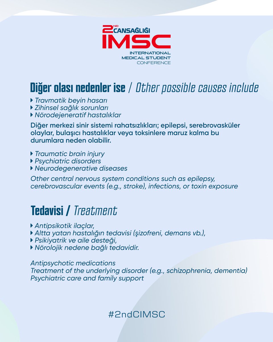 Gerçek mi? Yoksa bir ikiz mi? 🧐
Capgras sendromu. #2ndCIMSC

Real or an imposter? 🧐
Capgras syndrome. #2ndCIMSC