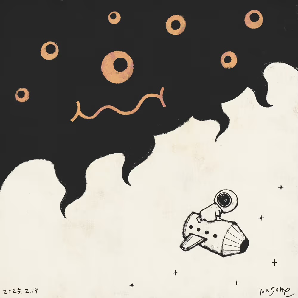 皆さん、GMです！

#一年前の今日描いた絵