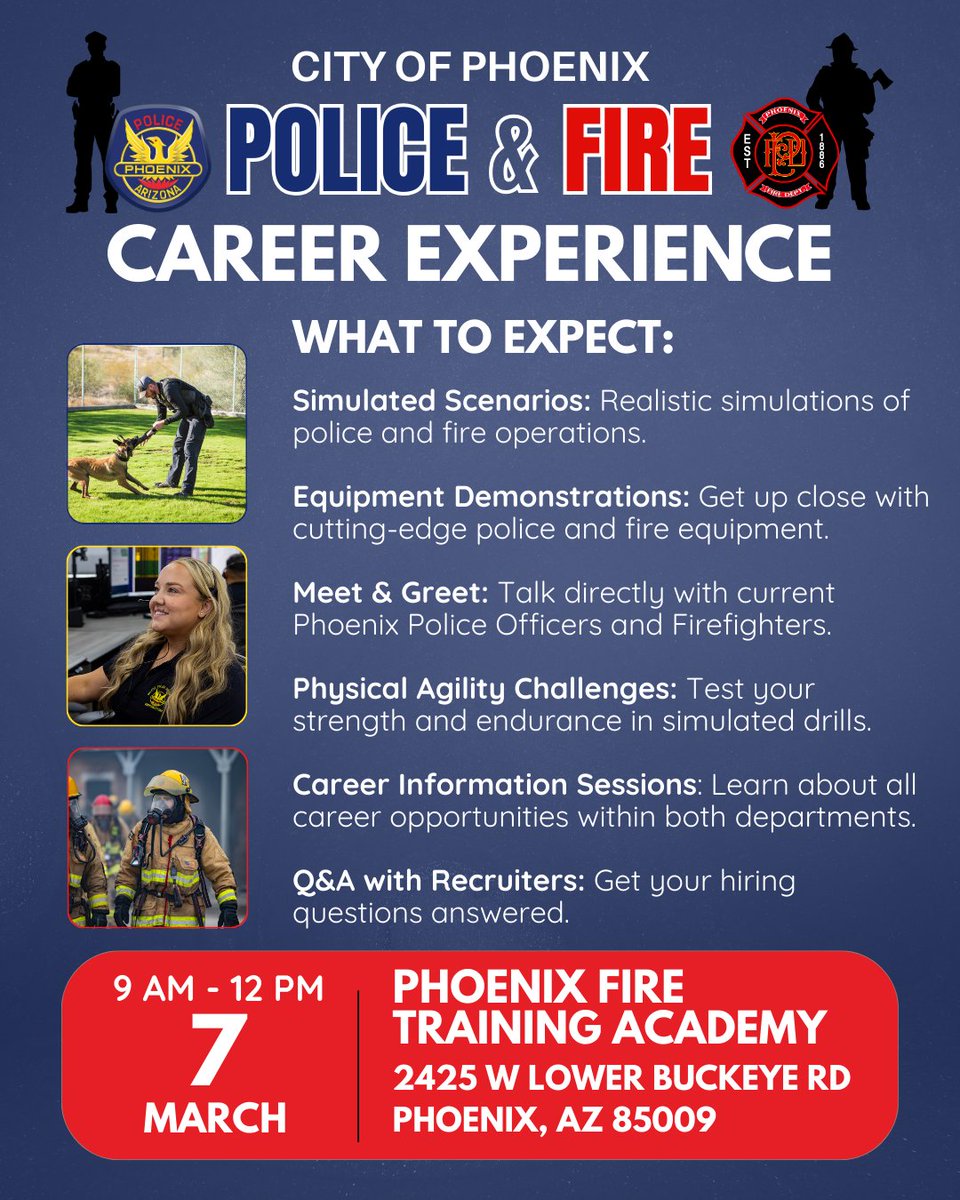 Phoenix Police Recruitment tweet media