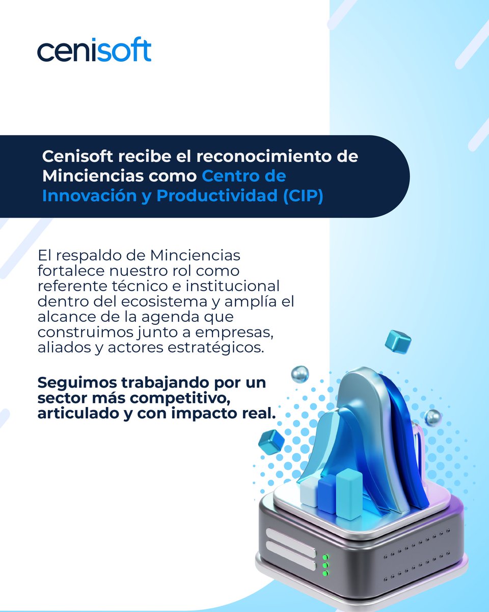 Cenisoft - Centro de Innovación para Industria TI tweet media