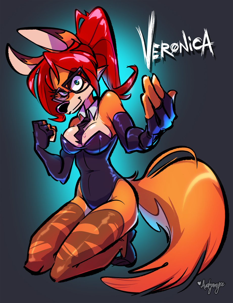 She woke up and chose violence! 🦊🔥
Fanart of Veronica, <a href="/psicoyote/">Psicoyote</a>'s hot vixen!
Thanks so much for drawing my Aves! 💚