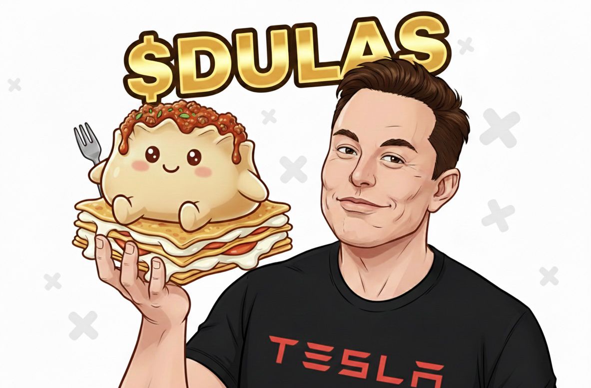 DumplingLasag's tweet photo. Even the tech king can't resist the worldβs first Dumpling Lasagna. π₯π₯
We are cooking something massive for March 2026. If you're looking for the next moonshot on Solana, youβre early. π
$DULAS is the menu. Are you hungry? π²π
#Solana #DULAS #ElonMusk #Memecoin #SOL
@elonmusk @solana