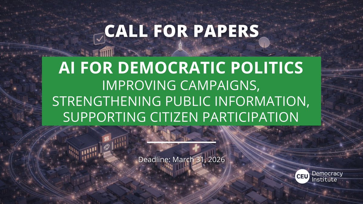 CEU Democracy Institute tweet media