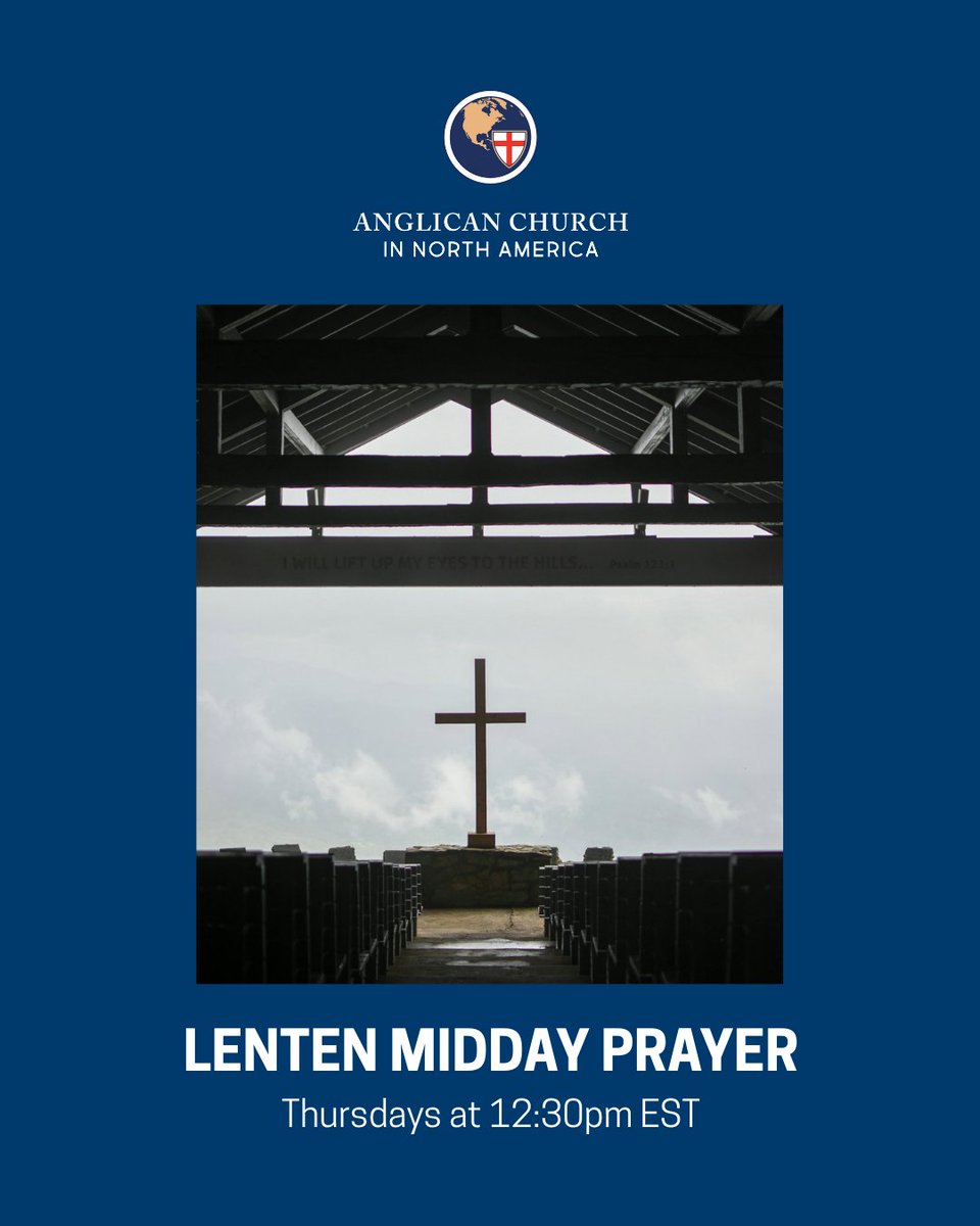 The_ACNA's tweet photo. As we enter into this Lenten season, please consider joining Bishop Julian Dobbs, Dean of the Province, and other bishops as they lead us in Midday Prayer every Thursday in Lent from 12:30 until approximately 1:10pm EST. 

Click to learn more: https://t.co/sUvW5T5AHj https://t.co/4gfJmQRj9t