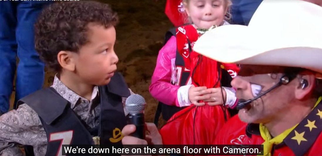 NISDGlenoaks's tweet photo. Congratulations to Kameron Dukes, one of our pre-K students, for winning the first Mutton Bustin contest at the San Antonio Rodeo! 
@SanAntonioRodeo 

https://t.co/QQbyNqQSzN https://t.co/PTmY5cj3AO