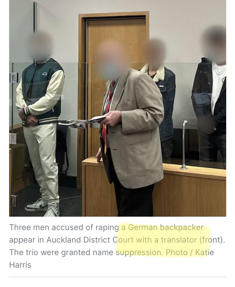 The three AFGHAN men accused a gang-raping a German backpacker in Auckland are saying she consented 

Yet, in April, it was reported that they needed an interpreter in court - that’s how bad their English is 

Did she ‘consent’ in Dari or Pashto? 

GTFO