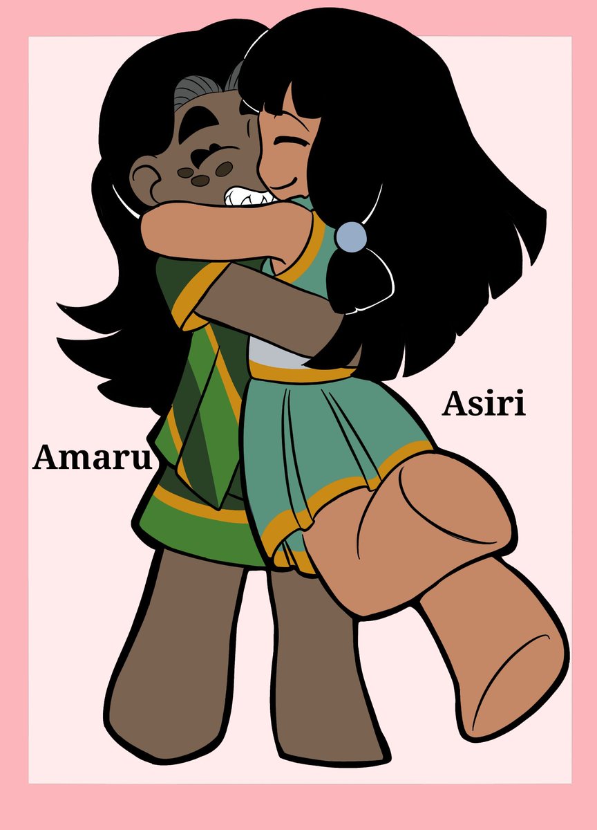 (2/3)
Otra pareja feliz, Amaru y Asiri.