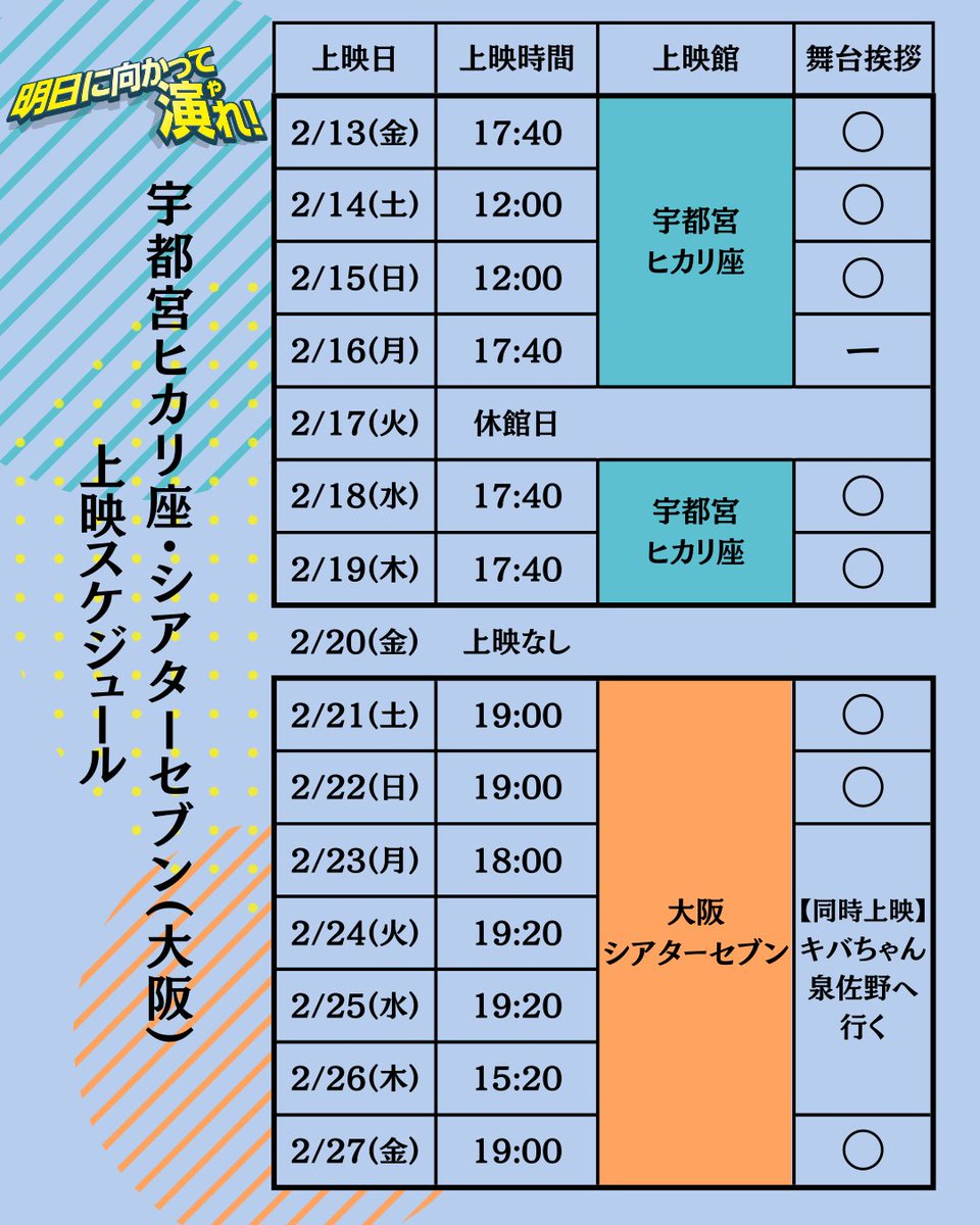 映画『明日に向かって演れ!』公式 tweet media
