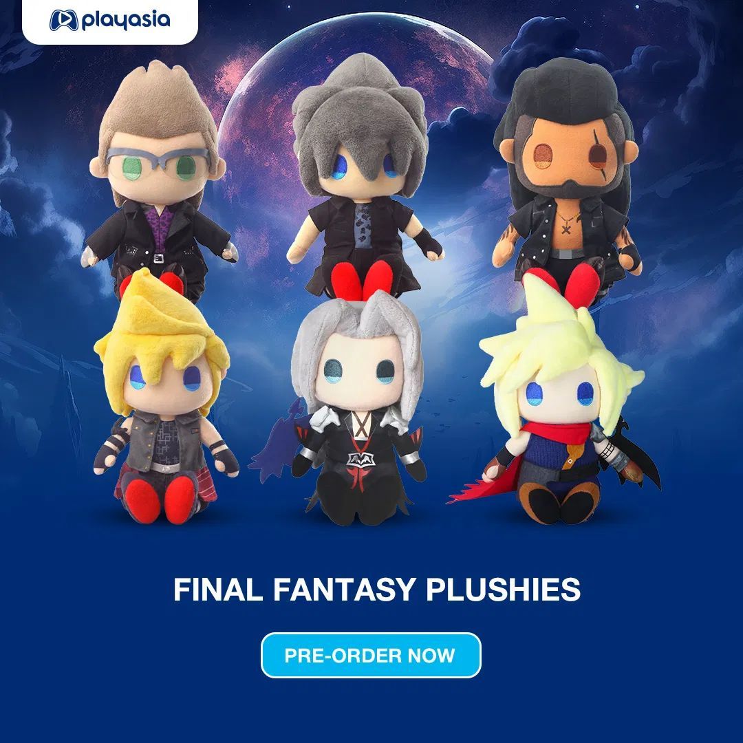 NinWire's tweet photo. Play-Asia has a bunch of Final Fantasy plushes available and up for pre-order right now - definitely worth checking out! #ad 

Save 5% on orders over $20 with the code NWIRE2025 at checkout.

https://t.co/ACJLDdgGnF https://t.co/F6RKgNX0sd