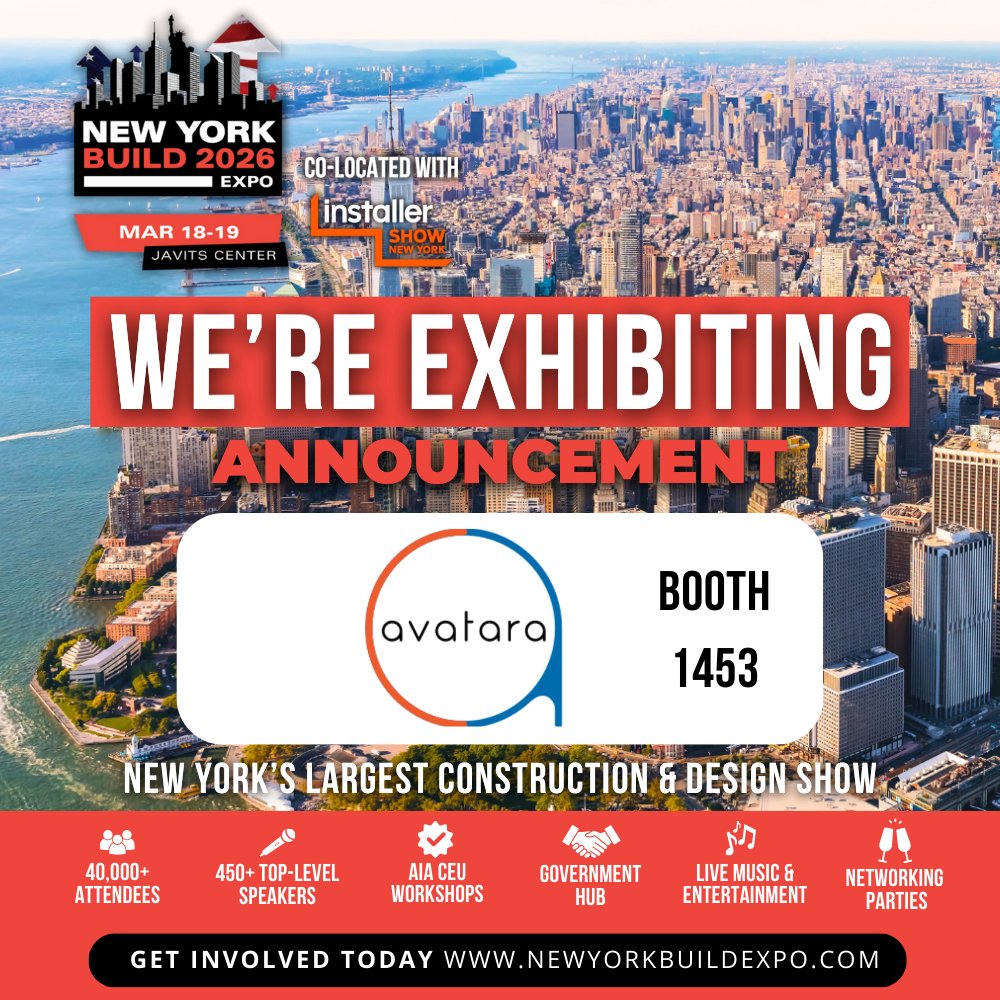 We are excited to be exhibiting at the New York Build Expo in March! Come learn more about how Avatara is helping provide comprehensive, secure Information Technology as a Utility, and what we can do for your business! Check us out at booth 1453, in the digital construction track