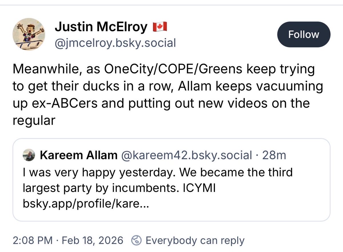 SasonRoss's tweet image. It feels very validating when you have someone like @j_mcelroy highlighting our great momentum with @kareemformayor and the @vanliberals #TogetherWeCan