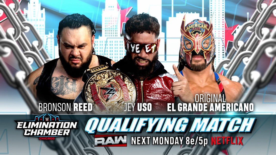 عارف انه جاي راح يتأهل بعد تدخل كايزر والمقنع على قيبل وبرونسون بس ما عندك دليل…

#WWERaw