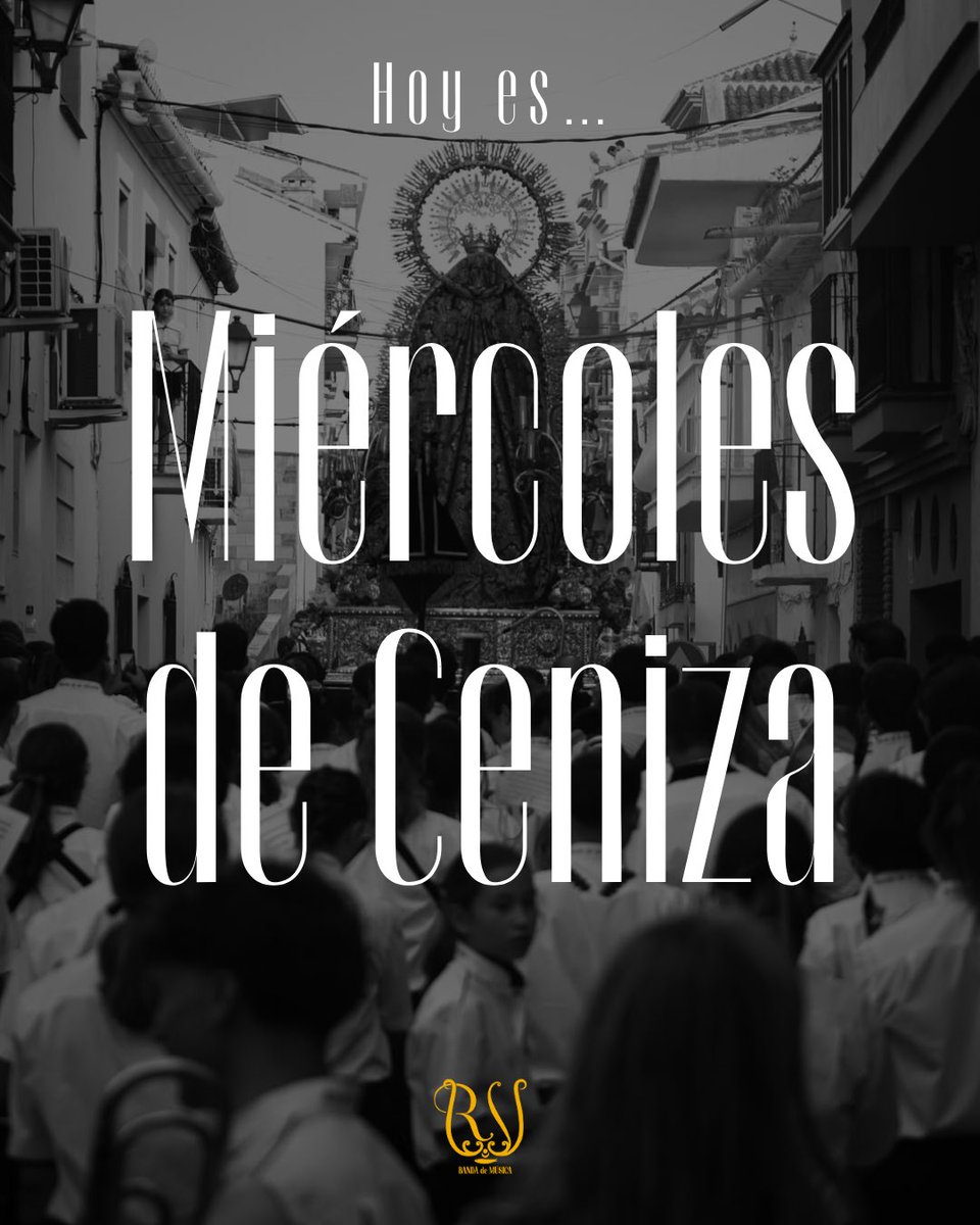 MIÉRCOLES DE CENIZA🕯️

Hoy es Miércoles de Ceniza, empieza la Cuaresma 2026, el incienso empieza a cobrar vida y una semana santa preciosa aún por vivir.💙

#AlCompasdelRincon #MiercolesdeCeniza #musicacofrade #cuaresma2026