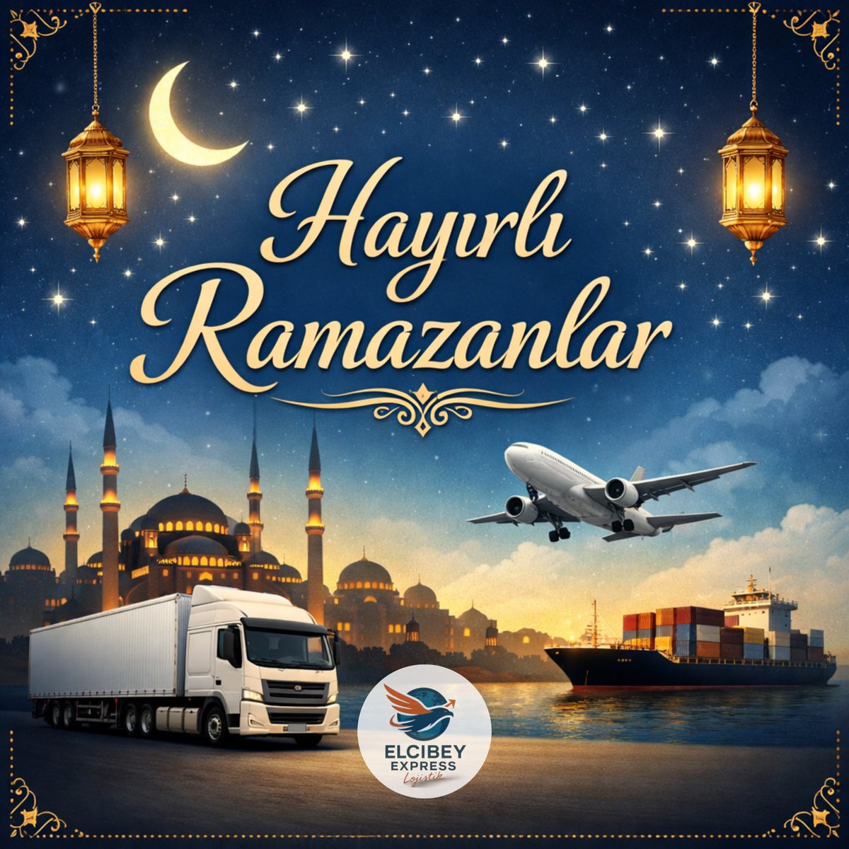 Elçibey Express Lojistik hayırlı ramazanlar diler. 

#ramazan #ramazanayi #lojistik #nakliye #elçibeyexpresslojistik