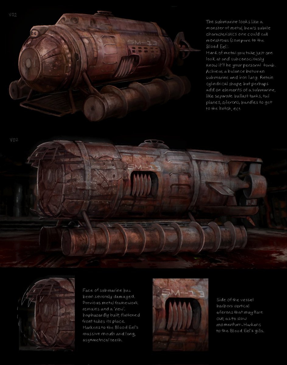 Some first ever sketches and notes I did for the SM-13! My favorite part of the process is haphazardly sketching and brainstorming.

#ironlung