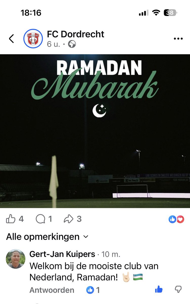 Ik hou van de humor van FC Dordrecht-supporters 😂