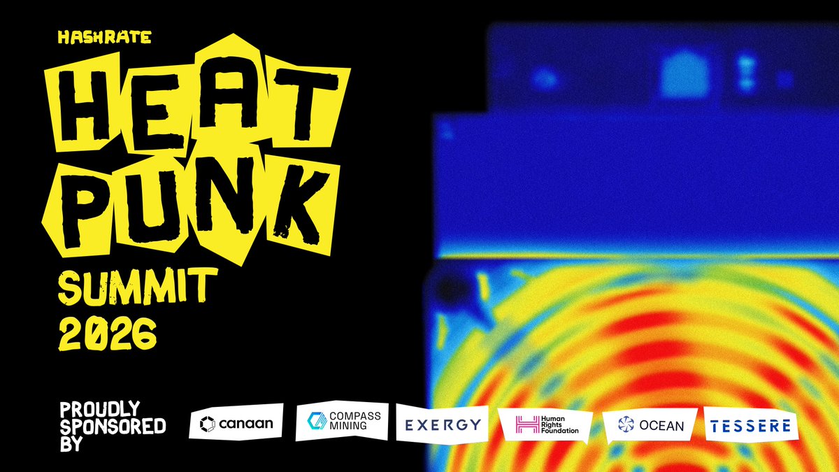 The 2026 Heatpunk Summit is one week away! 

I couldn't be more excited to bring together mining stack builders and heating industry professionals.

Here are the highlights to look out for! 🧵👇

<a href="/HashHeatpunks/">Hashrate Heatpunks</a> <a href="/256FOUNDATION/">881423</a>