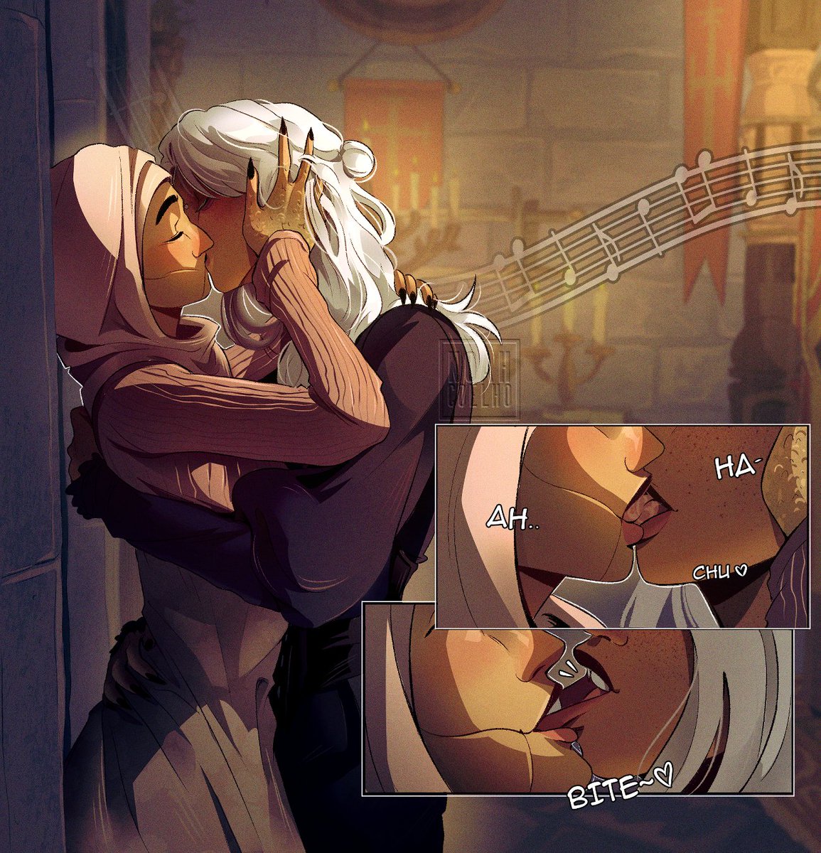 "Me diga, Sacerdotisa, o que eu quero?" 😈💋