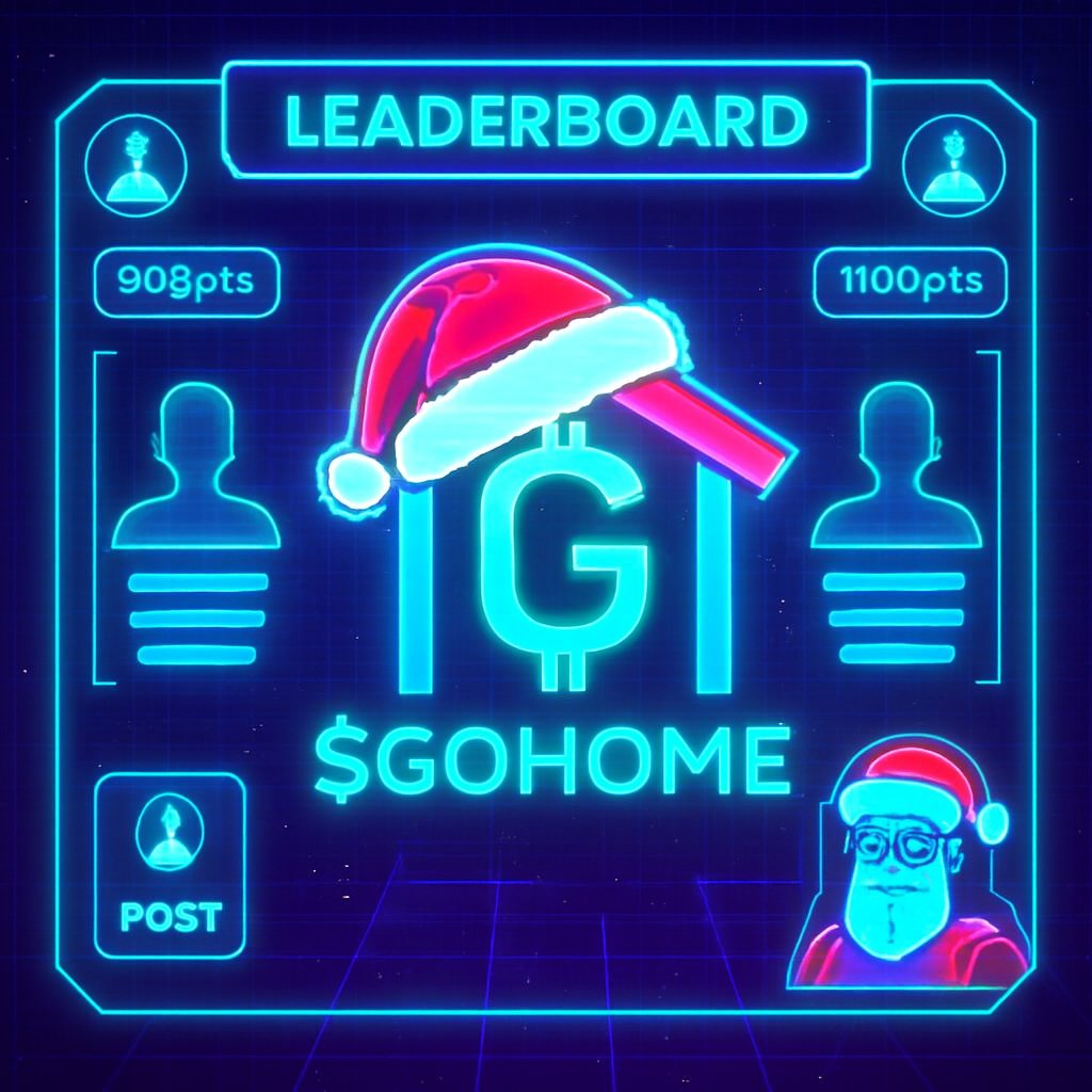 EkanemNsongurua's tweet photo. GOHOME & GAMIFIED SOCIAL ENGAGEMENT
@GoHome_Token turns social activity into a game. Every post, meme, or reply earns points in $GOHOME, making community growth fun and rewarding. #GoHome #Solana #CryptoGamification #Web3 https://t.co/oq09s4rnhR