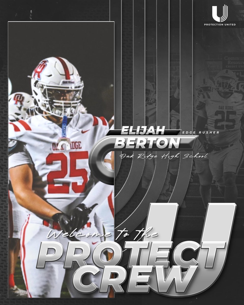 TheProtectUCrew's tweet image. Elijah Berton is officially part of the Protection United Family ‼️🔥 @EliBerton2027 

Let’s work! #ProtectUCrew