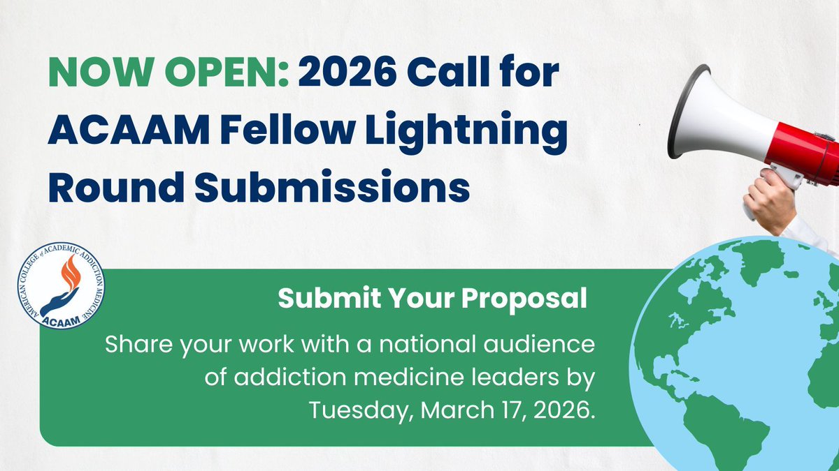 American College of Academic Addiction Medicine tweet media