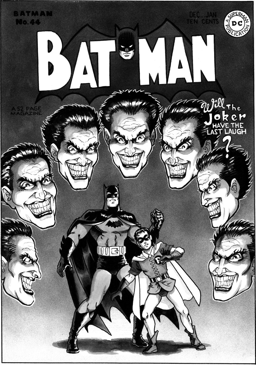 Hey gang...I've also done a series of Golden Age cover recreations for this weekend's Original Art Expo.  Here's the first one;