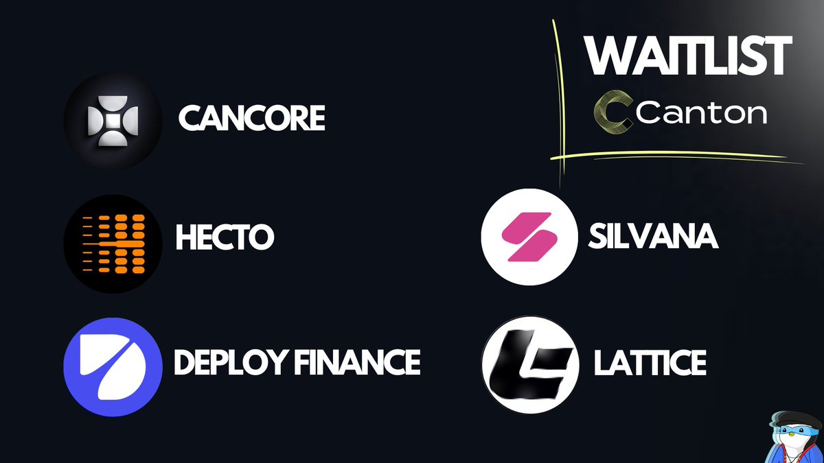 good evening canton community. are you still excited to earn $CC <a href="/CantonNetwork/">Canton Network</a> coins

today i will create a list of the canton ecosystem. what projects you can still participate in.

just check the list below:

1/ Hecto Finance | <a href="/hectofinance/">Hecto</a> 

Hecto is an innovative protocol