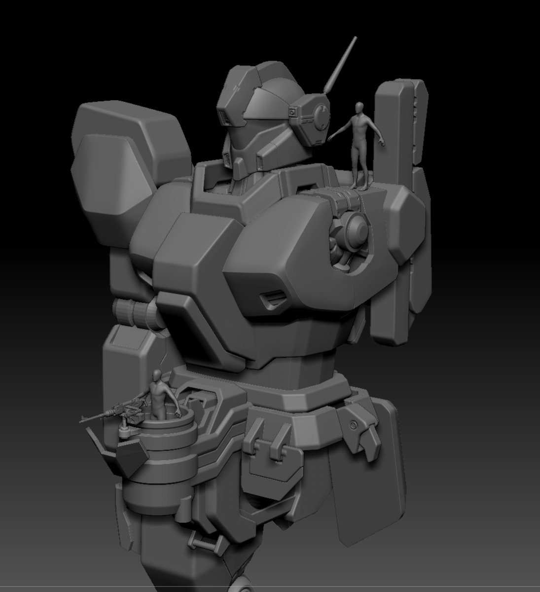 ジェガンの全体進捗を上げる。