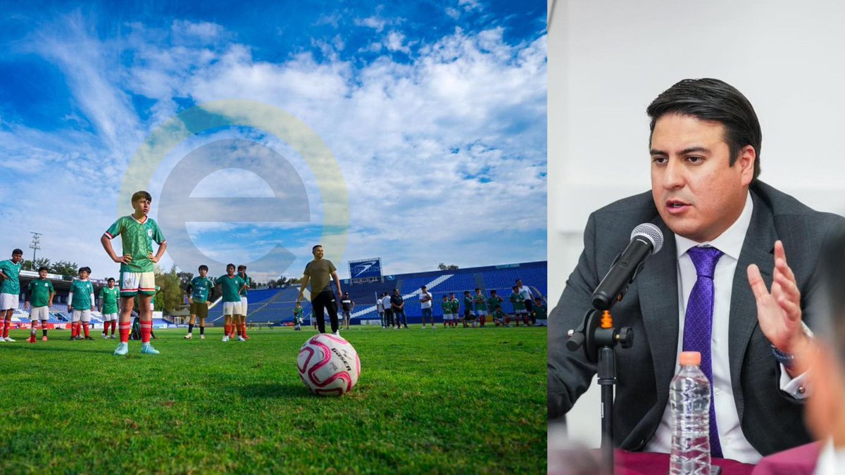 ENTORNO_INFORMA's tweet photo. Como parte del programa "Mundial Social", el Gobierno Federal construirá en #Celaya 4 canchas de fútbol, informo el Secretario del Ayuntamiento, Daniel Nieto. Se proyectan dos canchas en el Celanese, una en la Deportiva Sur y una en la Deportiva Residencial Tecnológico. https://t.co/6UqQxBE0Ju