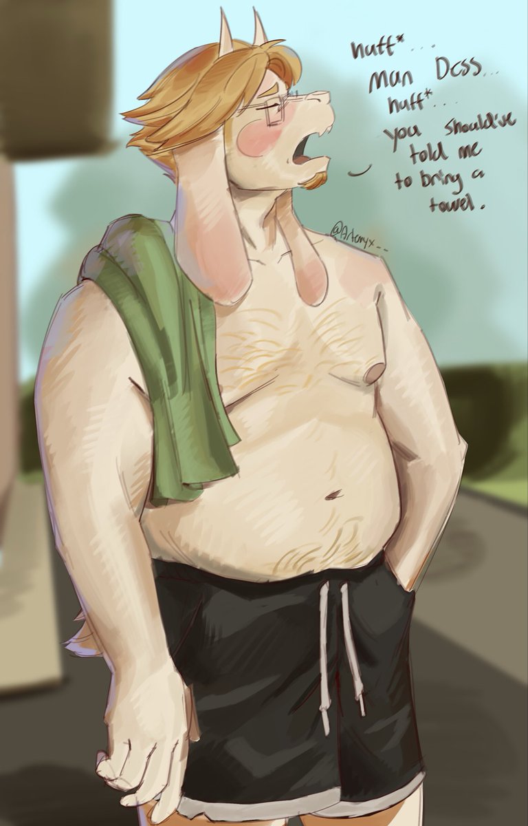 Artemyx__'s tweet image. Fat chud asriel for valentines day merry christmas!!!

#Dessriel #procreate #fatchud