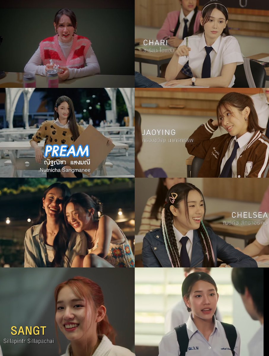 wjsnmathai's tweet image. 2026เริ่มมีไปแจมซีรีส์เพิ่มขึ้นแล้วคับ ฝากเฟลิสในพาร์ทนักแสดงสาวด้วยคับ🥹🙏🏻

Wish Upon A Star - เจ้าหญิง ชาริ เชลซี
Overdose คืนแค้น - ชาริ 
จุดจีบสายมู Unlucky Bae - พรีม
Surf ‘n’ Love - เอแคร์
จิรภัทรจะเป็นเด็กดี good boy - แซงต์
จำเลยจุ๊บ Kiss Me, Remember? - แซงต์