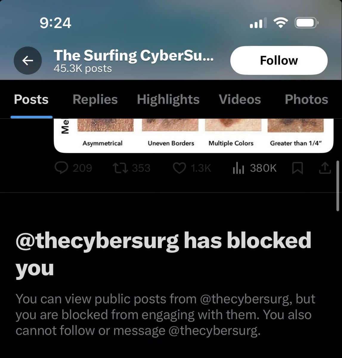 People like this that block you the moment you disagree with them are soft shelled beta men that run away at every opportunity.